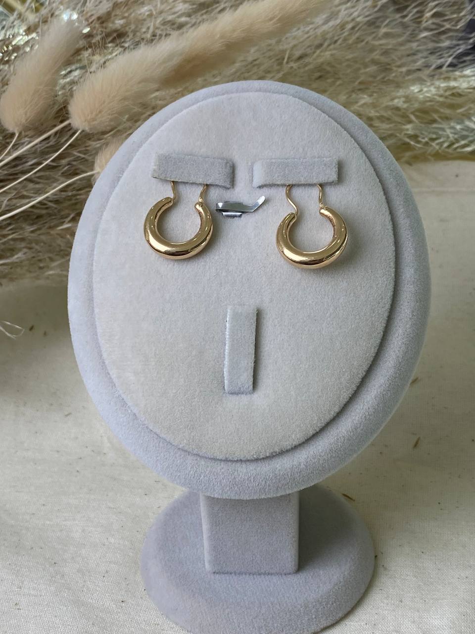 Серьги из красного золота  585 пробы 